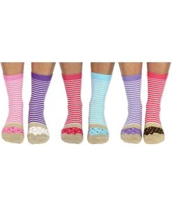 United Odd Socks 6 Dames Socks Donuts New In