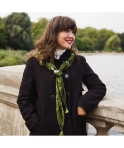 Vendula London Bistro Scarf Green New In