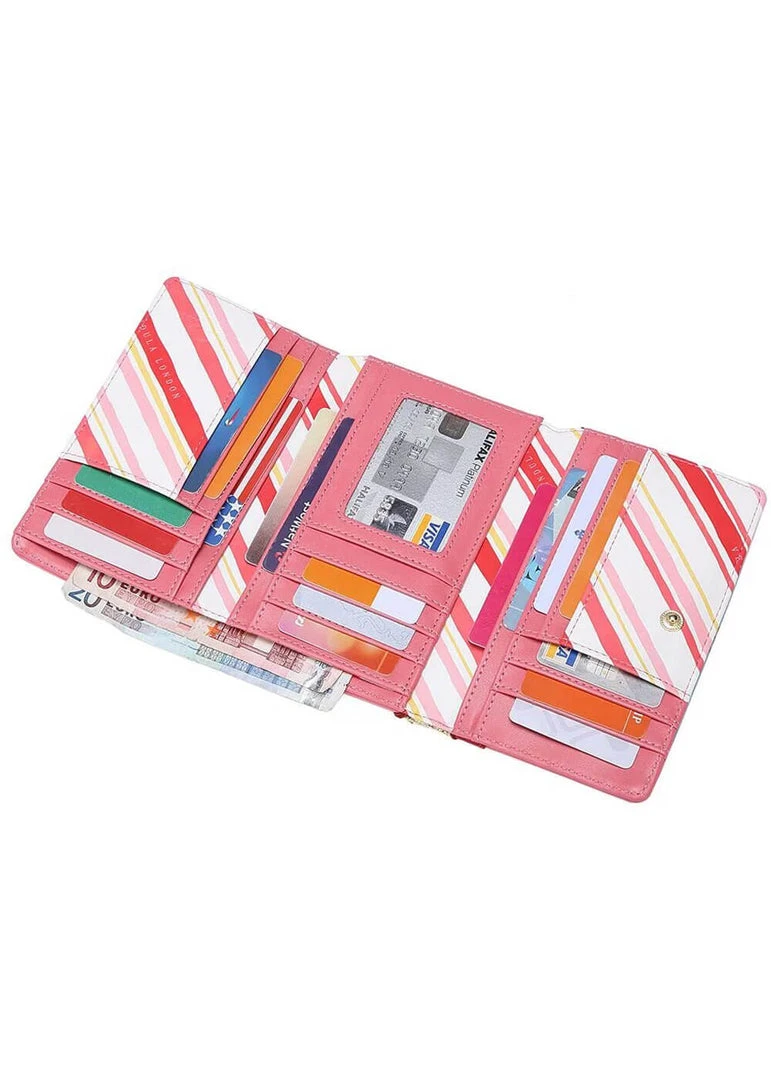 New In Vendula London Heritage Edwardian Pier Carousel Wallet Small Multi