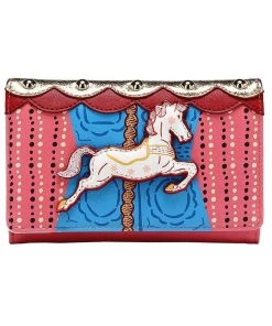 New In Vendula London Heritage Edwardian Pier Carousel Wallet Small Multi