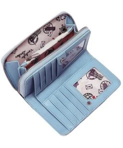 Vendula London Posh Paws Spa Dog Wallet Medium Blue New In