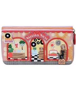 New In Vendula London Vinyl Wallet Large Multi