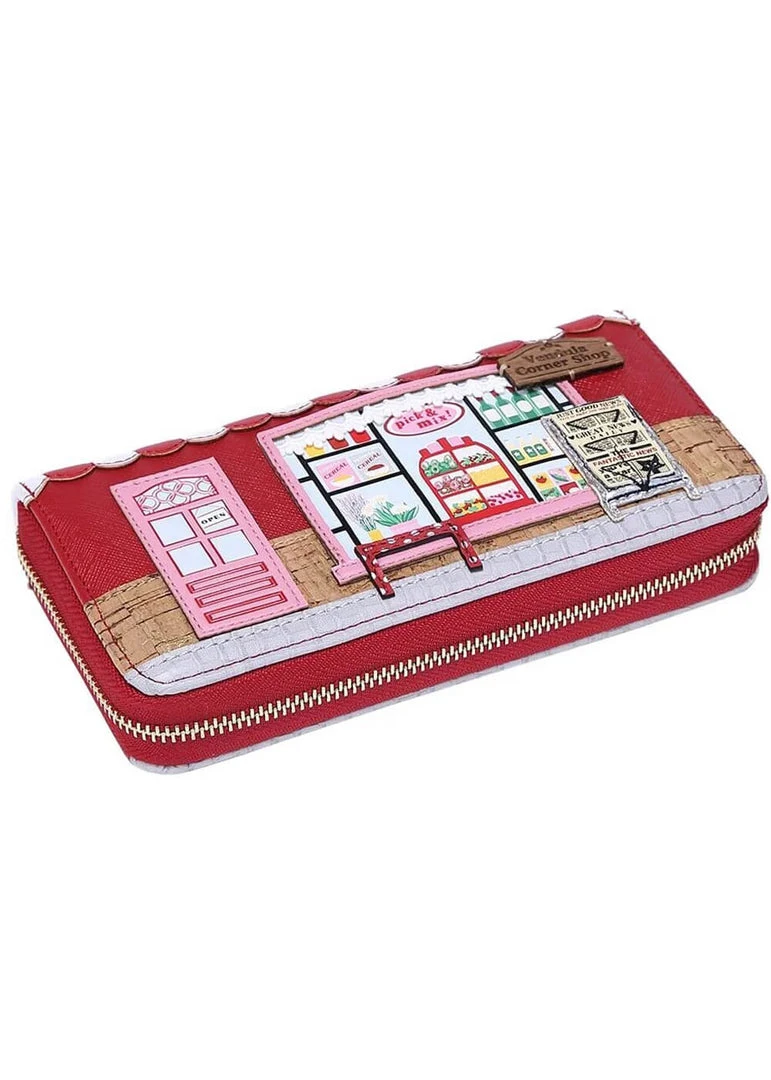 Vendula London Corner Shop Wallet Large Red