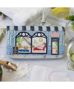 Vendula London Posh Paws Spa Dog Wallet Large Blue New In