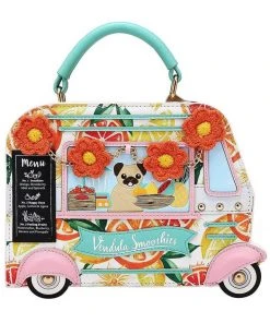 New In Vendula London Smoothies Truck Pug Bag Multi