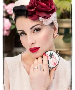 Woody Ellen Honeybird 50's Compact Mirror