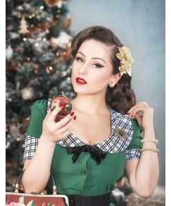 Woody Ellen Paris 50's Compact Mirror New In