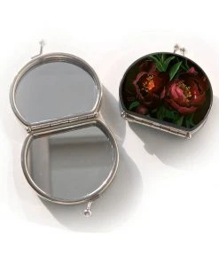 Woody Ellen Night Bloom 50's Compact Mirror New In