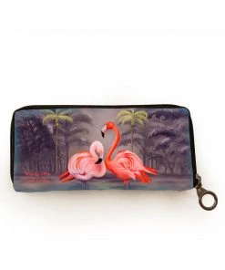 New In Woody Ellen Flamingo 50's Wallet